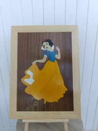 blanche_neige Tableau artisanal décoratif motif Blanche Neige