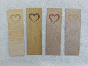Marque pages à personnaliser motif Coeur