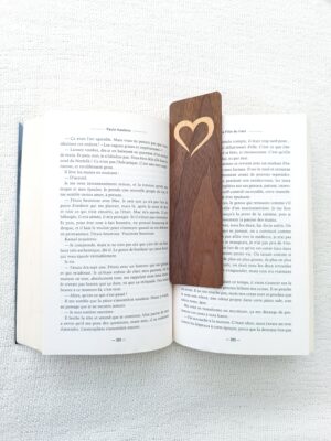 Marque pages coeur