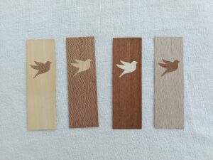 Marque pages à personnaliser motif Oiseau