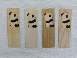 Marque pages à personnaliser motif Panda