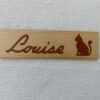 PP_chat Plaque de porte avec motif