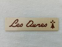PP_hermine Plaque de porte avec motif