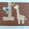 Plaque décorative Girafe et koala (2) Plaque décorative Girafe et koala